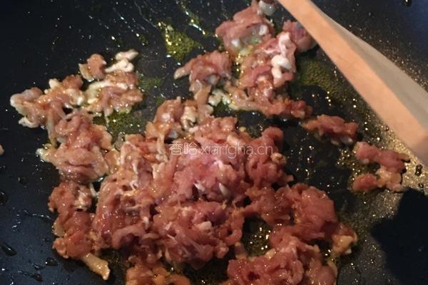 青椒炒肉丝的做法图解4
