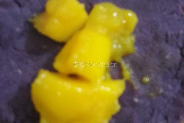 芒果紫薯椰蓉球的做法图解4