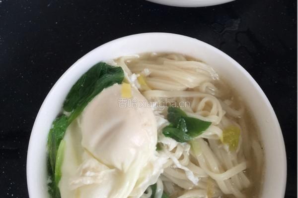 小白菜热汤面的做法图解8