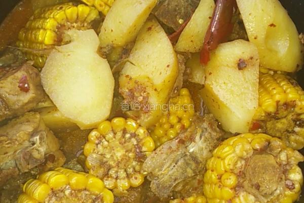 排骨土豆烤玉米的做法图解6