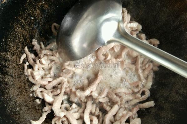 肉丝白玉的做法图解2