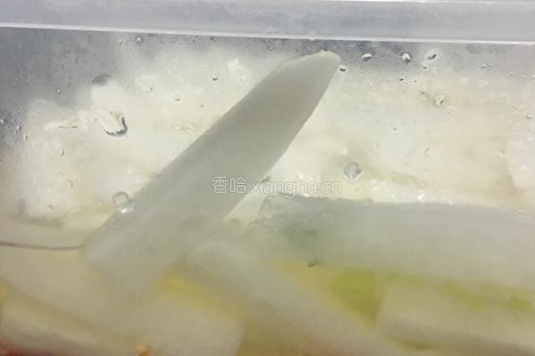 糖醋爽口萝卜条的做法图解6