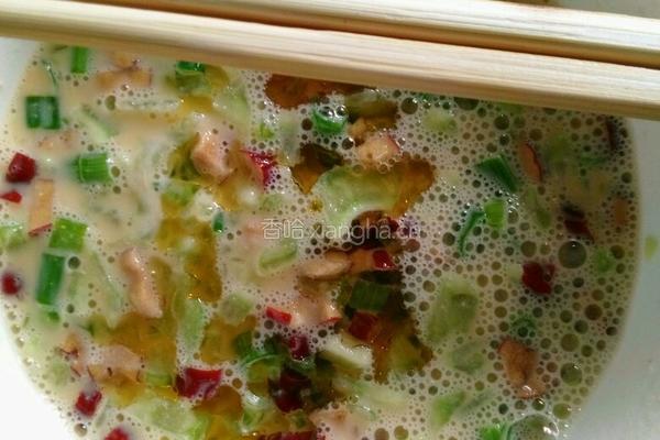 海苔胡萝卜青椒蛋菇三明治的做法图解8