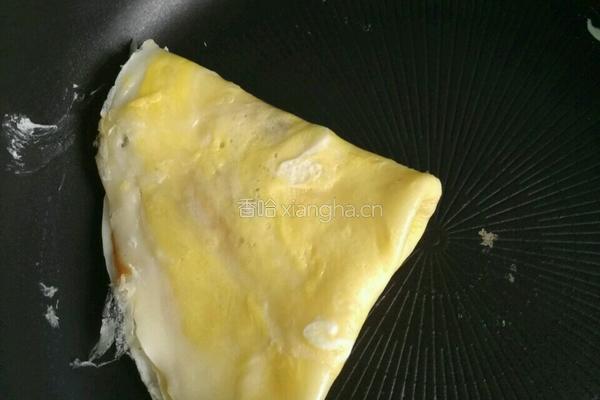 鸡蛋裹煎饼的做法图解7