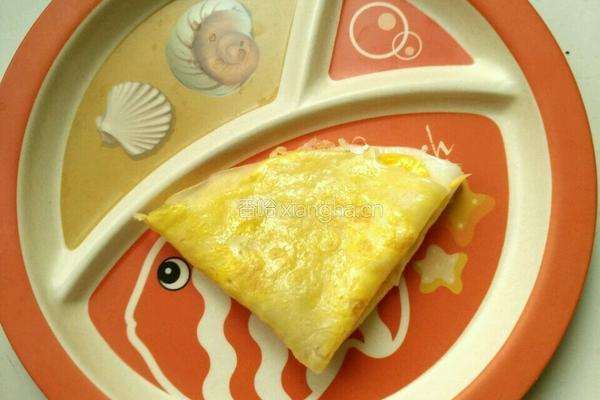 鸡蛋裹煎饼的做法图解8