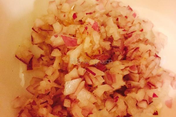 菠菜肉泥饭的做法图解3