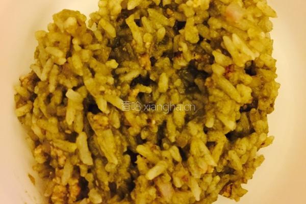 菠菜肉泥饭的做法图解6