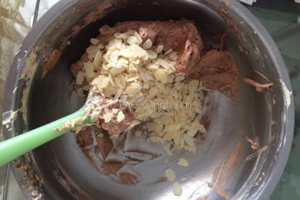 可可杏仁饼干的做法图解6