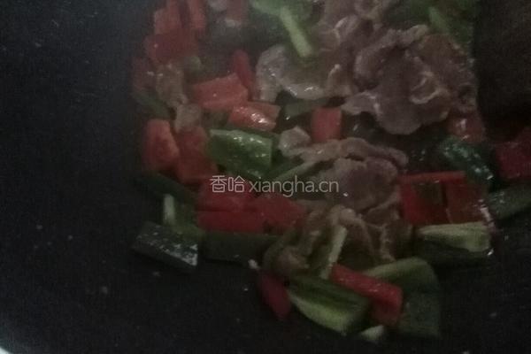 豆腐炒肉的做法图解5
