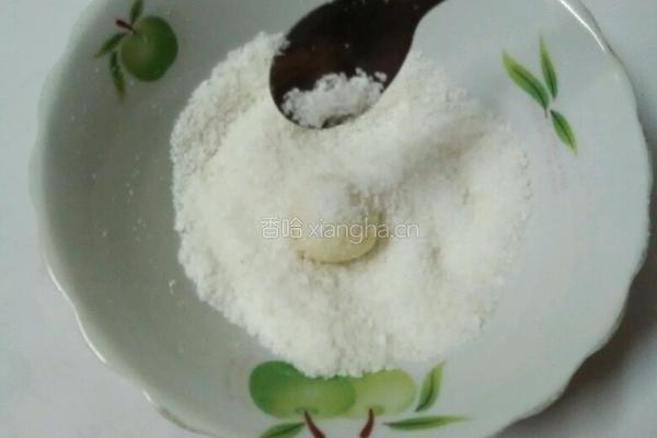 蛋白椰丝球的做法图解6