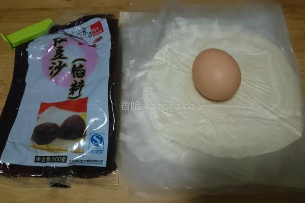 奶香红豆酥的做法图解1