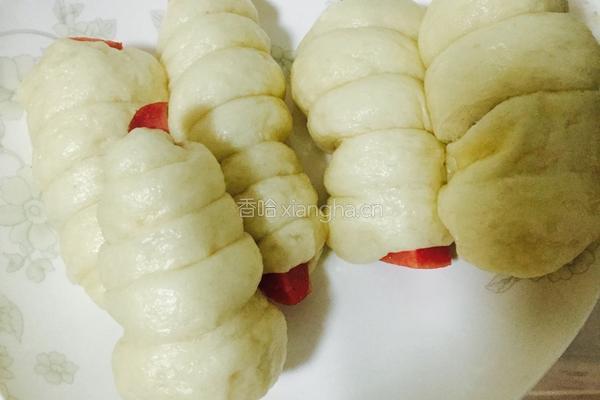 蒜蓉肠花卷的做法图解6