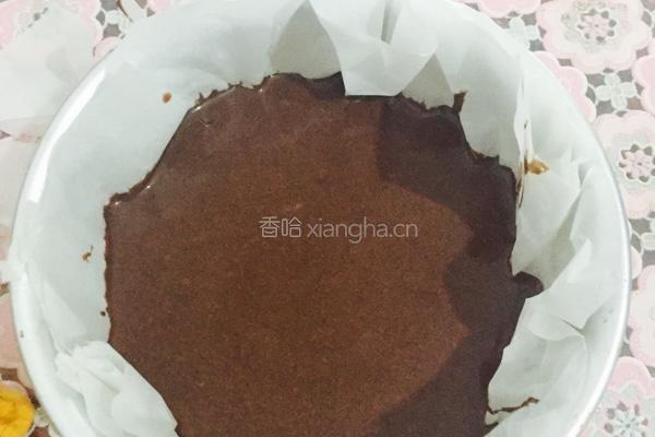 六寸可可蛋糕的做法图解6