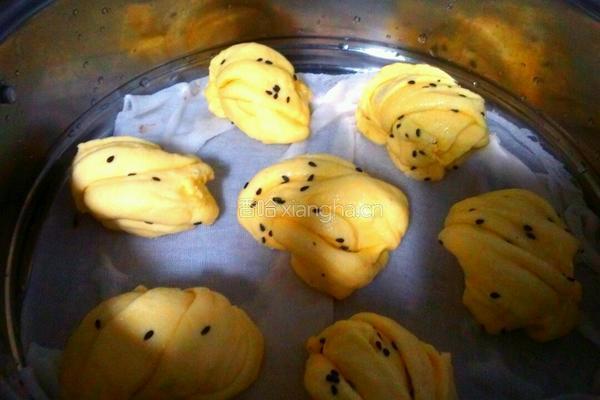 花卷（玉米味）的做法图解6