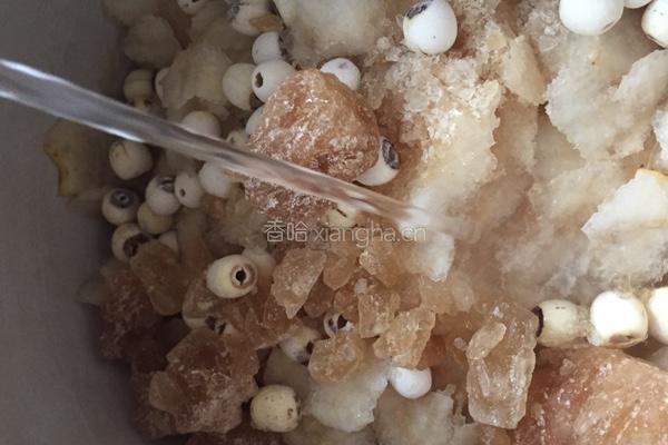 银耳莲子羹的做法图解8