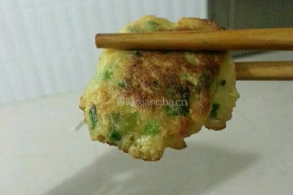 豆渣饼的做法图解7
