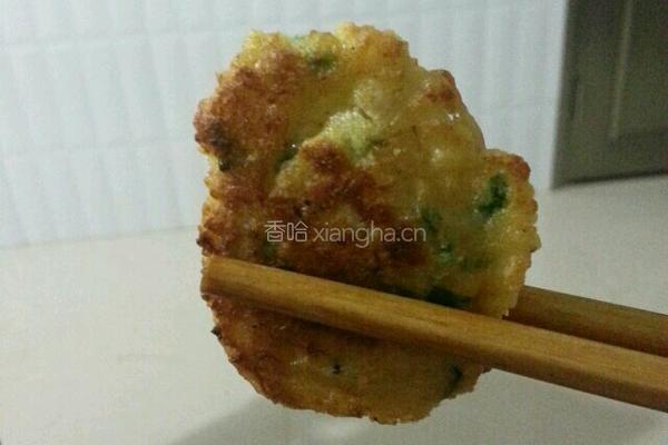 豆渣饼的做法图解6