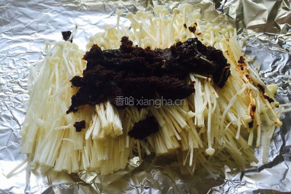 焗金针菇的做法图解3