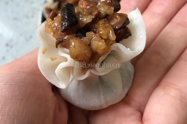 五花肉香菇小烧卖的做法图解14