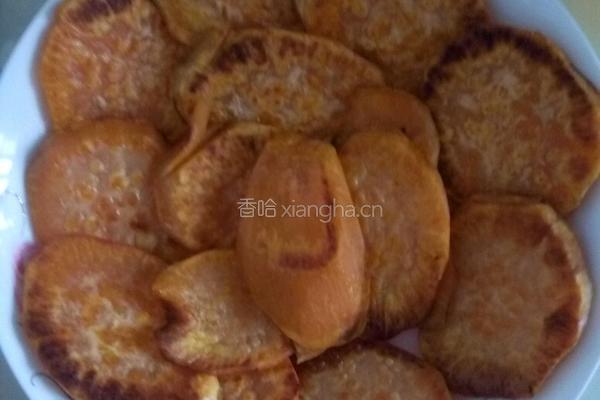 电饼铛烤薯片的做法图解6