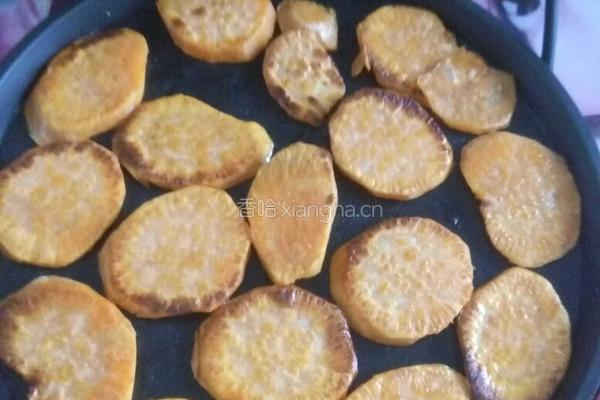 电饼铛烤薯片的做法图解5