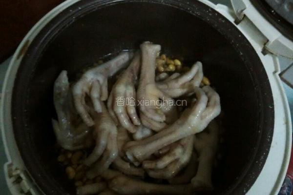 黄豆鸡瓜的做法图解4