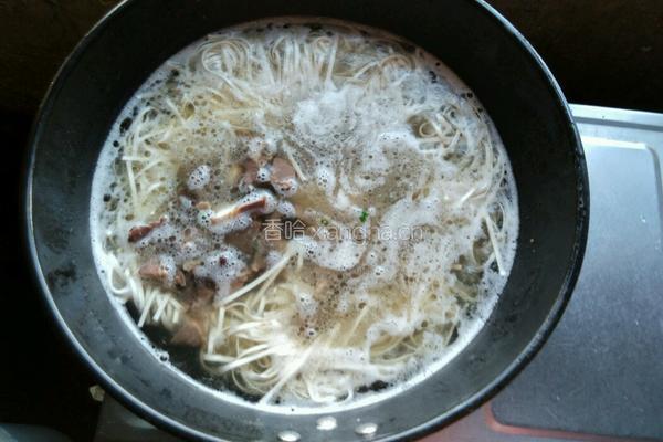 原汁羊肉汤面的做法图解3