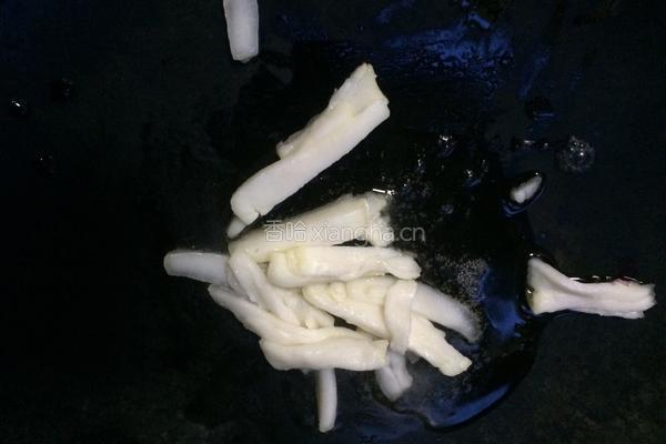 野芹炒腊肉的做法图解7