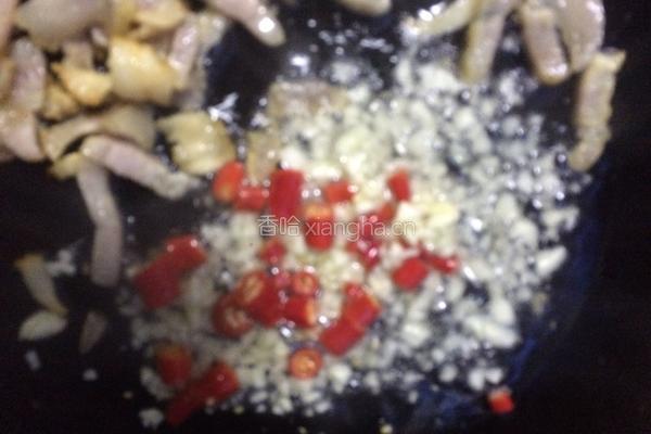野芹炒腊肉的做法图解9