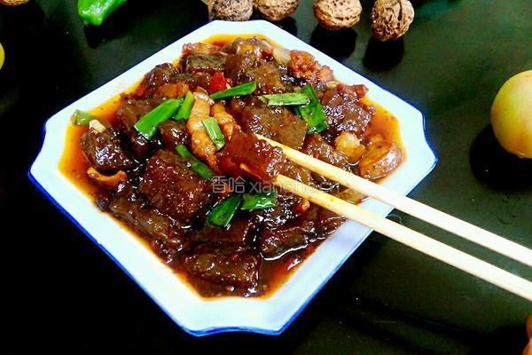 红烧苕粉肉的做法图解20