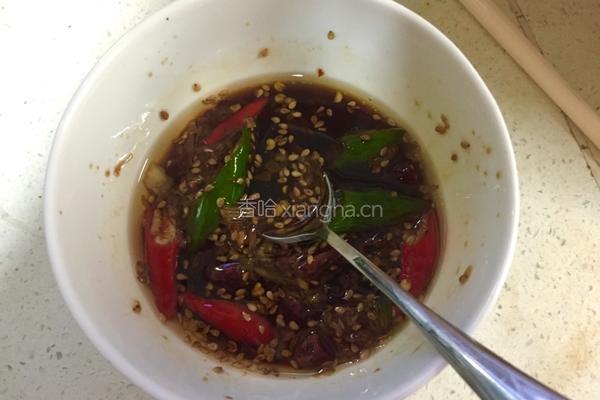 蒜泥茄条的做法图解3