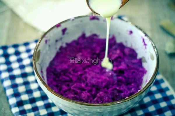 紫薯水晶汤圆的做法图解3
