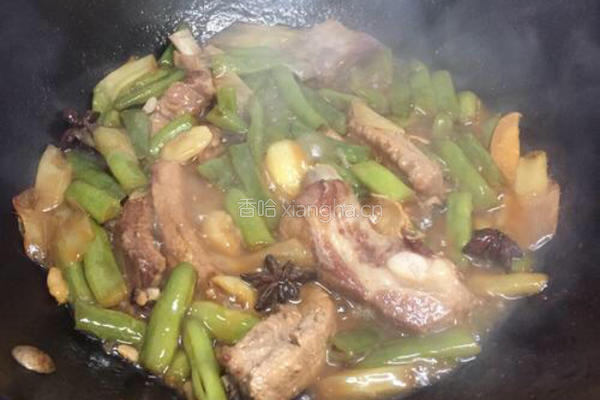 排骨豆角焖面的做法图解11
