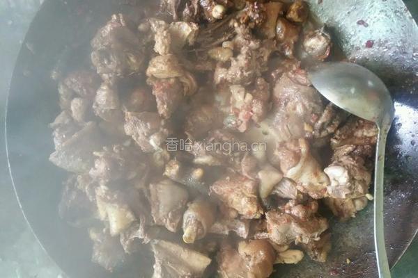 东北小笨鸡炖蘑菇的做法图解5