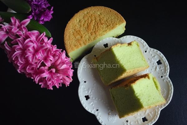 菠菜汁戚风蛋糕的做法图解19