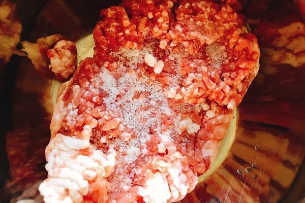 小白菜猪肉锅贴的做法图解2
