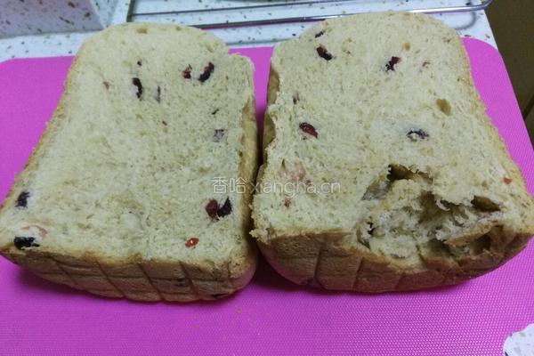 低糖低脂蔓越莓土司的做法图解5