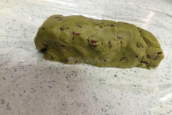 抹茶蔓越梅曲奇的做法图解11