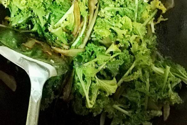 素炒苔菜的做法图解10