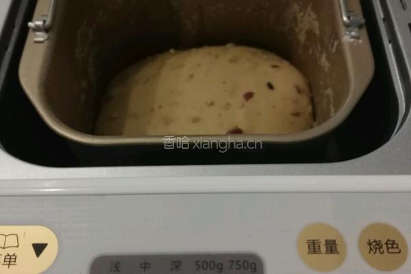 高纤十谷米蔓越莓土司的做法图解4