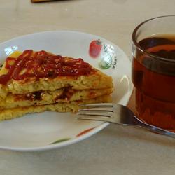 苹果酸奶鸡蛋饼的做法[图]