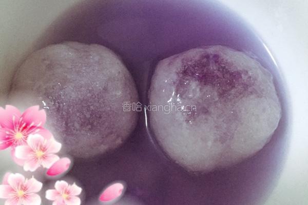 紫薯汤圆的做法图解6