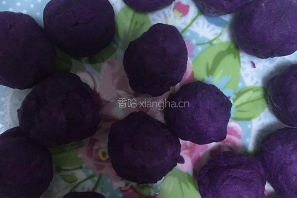 紫薯汤圆的做法图解3