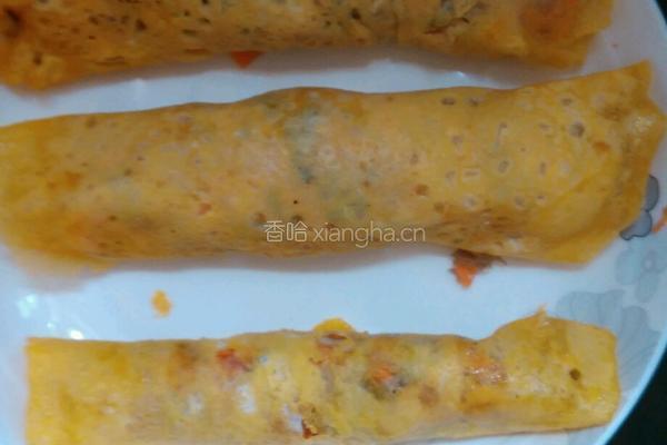 木耳白合鸡蛋卷的做法图解5