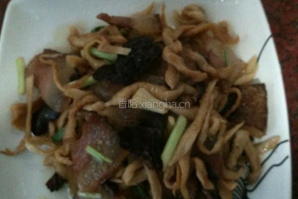 腊肉炒萝卜干