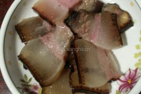 腊肉炒萝卜干的做法图解3
