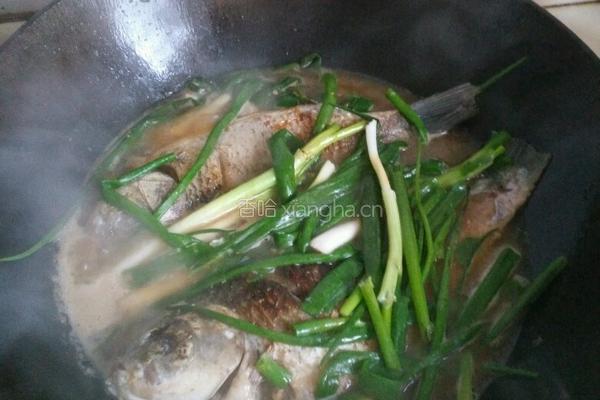 葱烤鲫鱼