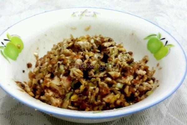 青椒酿肉的做法图解3