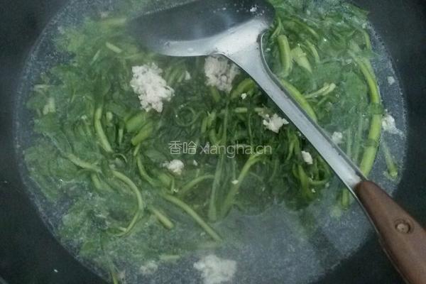 西洋菜肉末汤的做法图解7