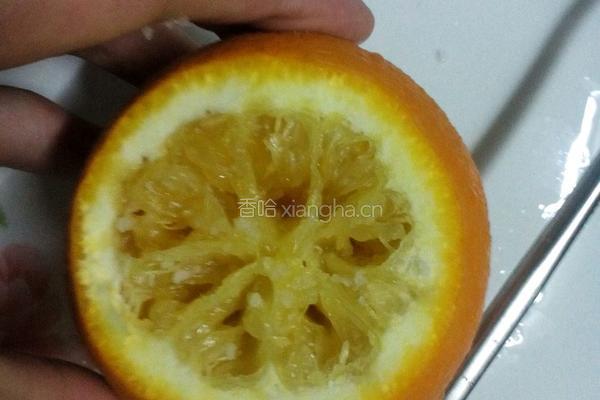 蒸橙子之止咳小妙方的做法图解3